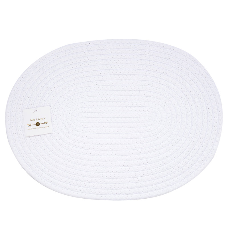 Anna & Alyssa Cotton Oval Placemat Wayfair